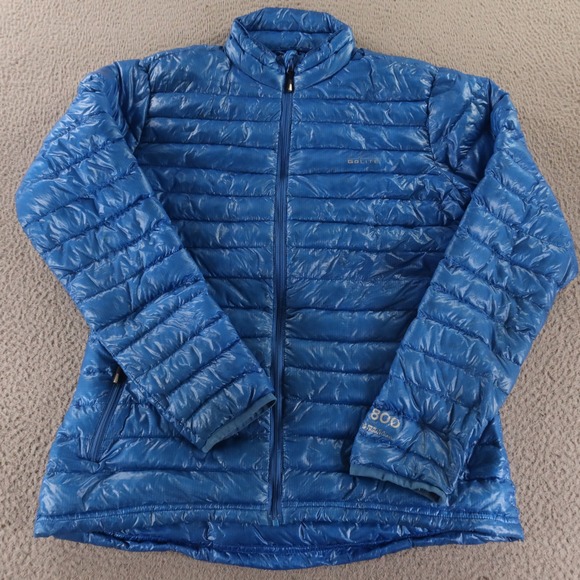 GoLite Jacket Womens M‎ Blue 800 Fill Power Goose Down Puffer Pertex Lightweight - Picture 1 of 14
